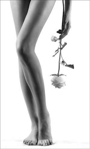 Hot Lingerie Models Wearing High Heels 134