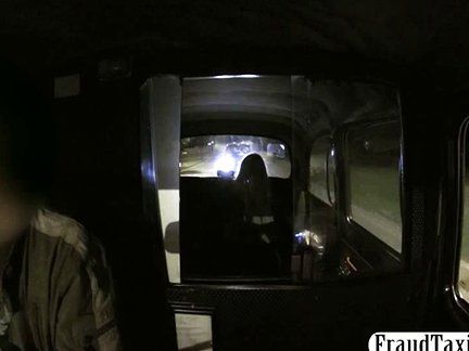 MILF amateur pays for her taxi with her body