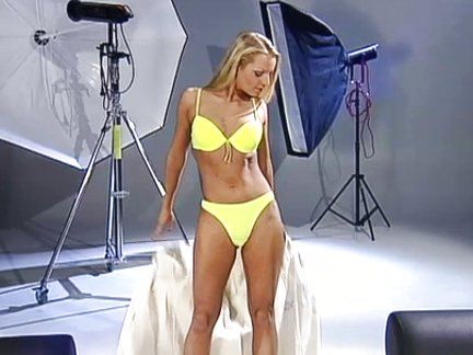 Blonde gangbanged