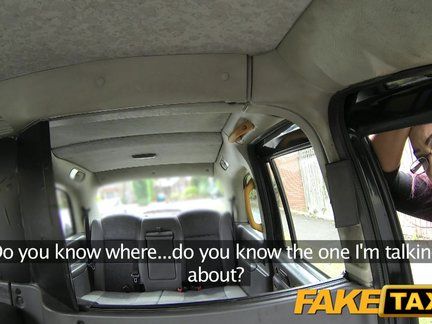 FakeTaxi Lady with glasses and huge tits