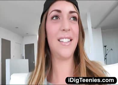 Teen girl Jenna Leigh nailed by big dick