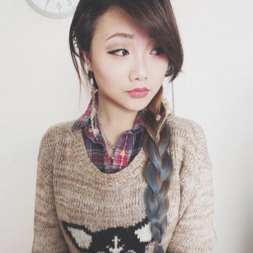 honeydewn:

I don’t think I’d ever taken selfies with my hair up...