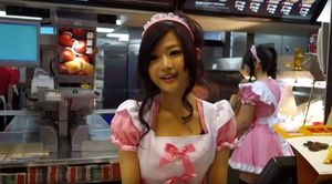 Wei Han Xu was dubbed the “McDonald’s Goddess” in Taiwan after a popular blogger posted photos of her.