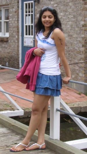 Cute Indian teens bath