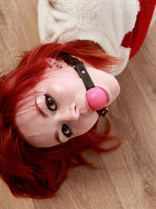 Cute redhead gagged via /r/gagged