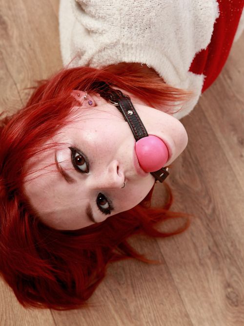 Cute redhead gagged via /r/gagged
