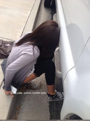 pee–action: follow for more hot peeing ladies!