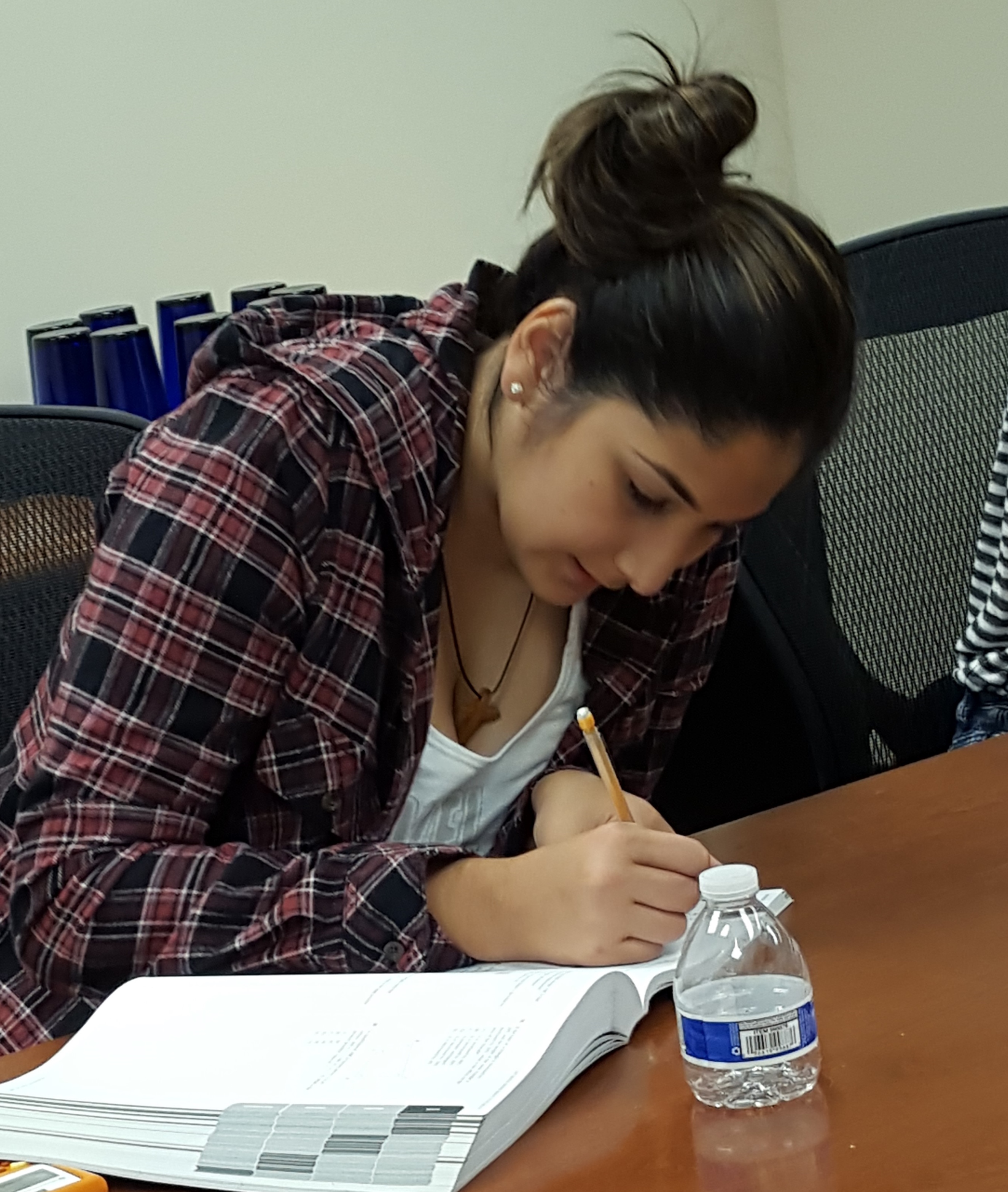 Camila Studying