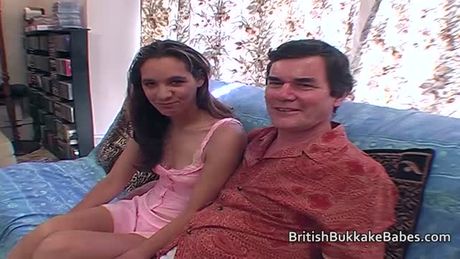 Older guy shares his younger girlfriend