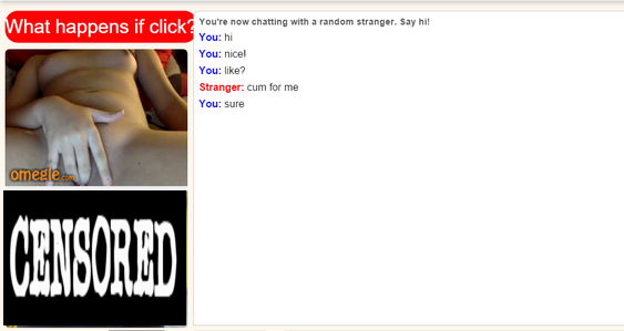 Having some fun on omegle with hot girl