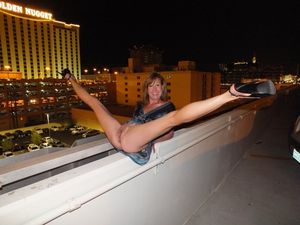 Mature Wife Flashes Pussy In Public