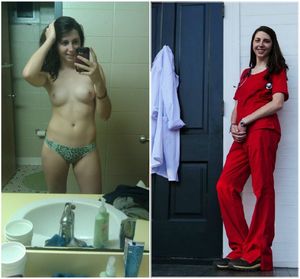 Vet Student Stripping Down