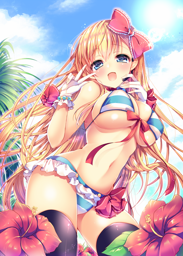 Flowers And Ribbons