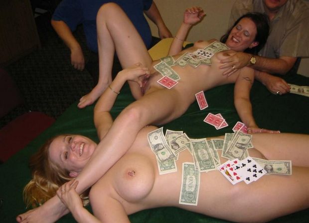 Strip poker results.