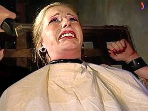 HH buckled up for a headshave