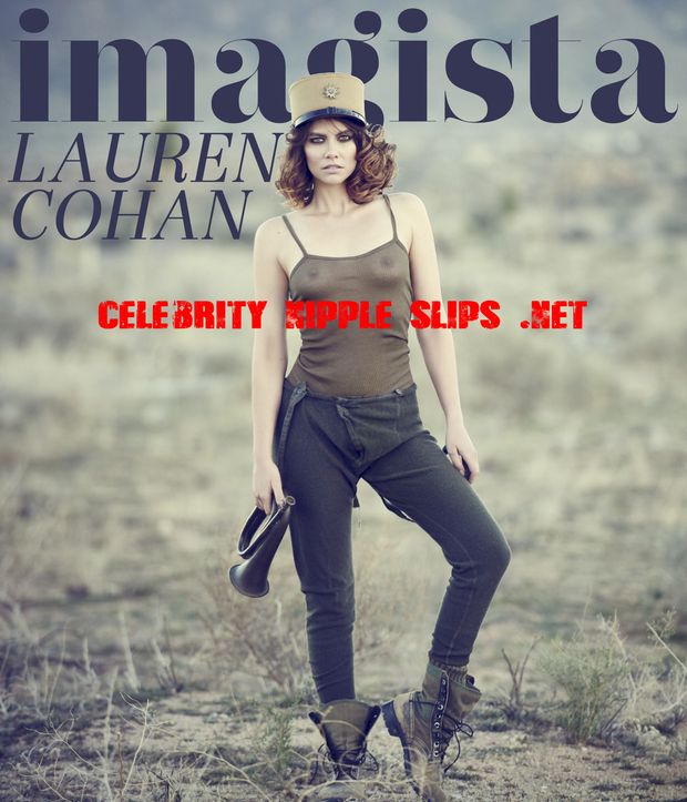Lauren Cohan See Through Nipples