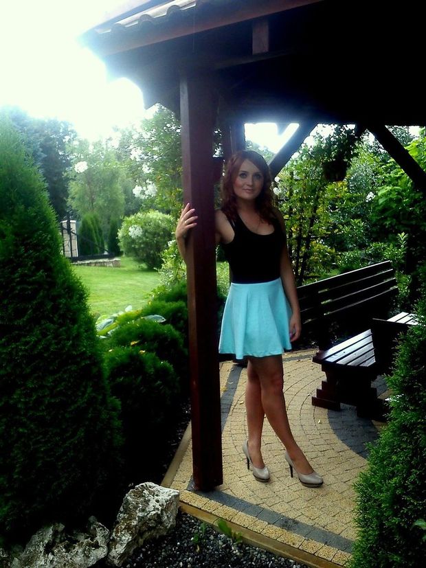 Redhead outside