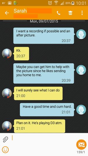 1 of 2: Wife went to visit the boyfriend and get a good fucking.