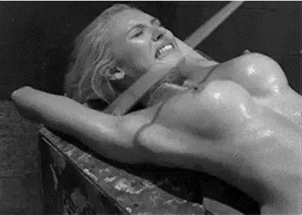caning tits