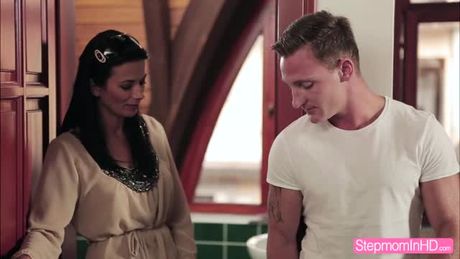 Hot babes Uma n Rubby share one cock making them hornier than ever. They suck it like its their first time then when the cock is hard they a