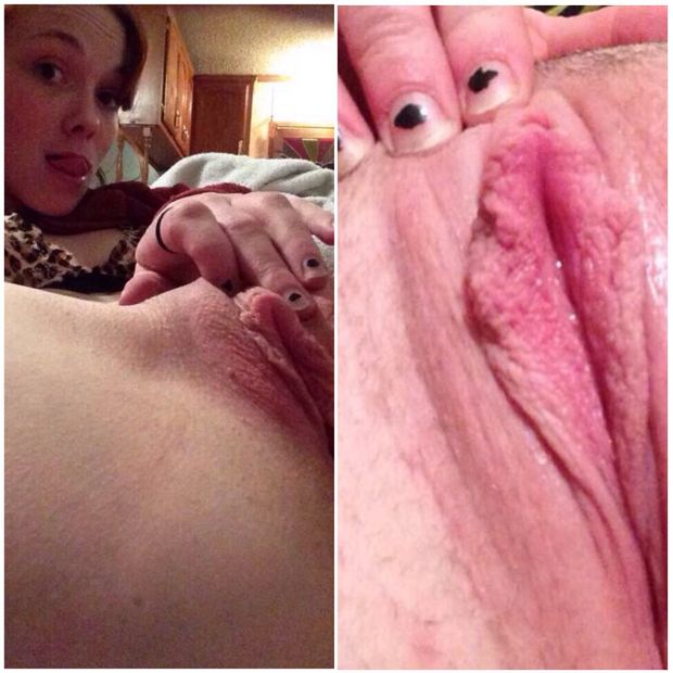 Nice pussy spread close to camera