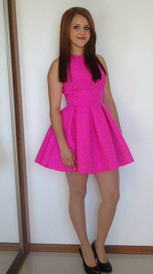 Pink dress