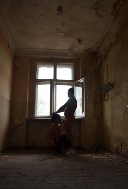 Picked up to be fucked in some abandoned building