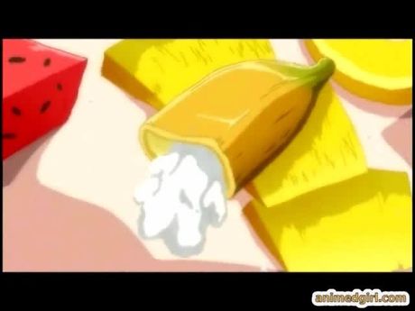 Shemale anime maid gets handjob