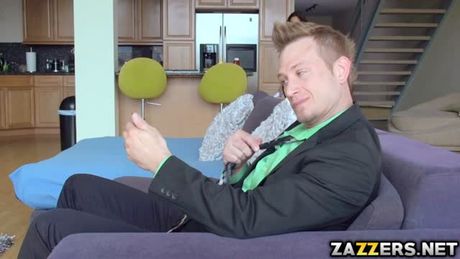 Cheating slut Ava Adams had double penetration