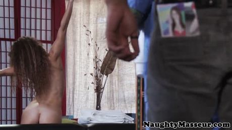 Classy milf Jenni Lee fucked by fake masseur