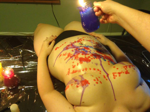 Got to do some wax play last night! via /r/BDSMGW...
