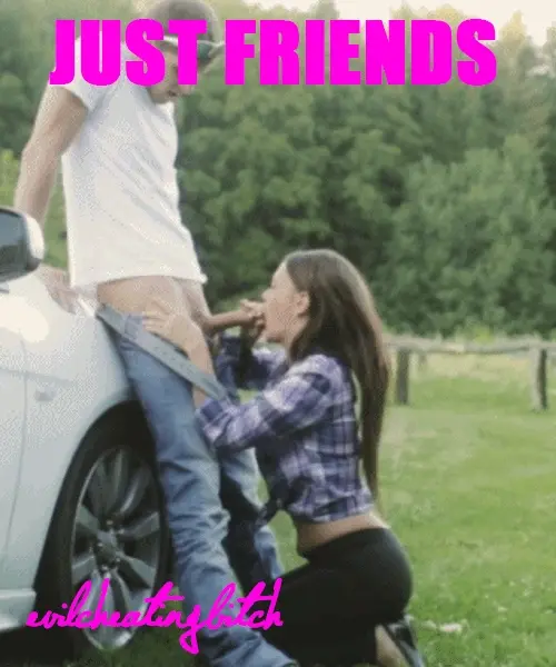 evilcheatingbitch:Quit being so jealous babe… we’re just friends ;)