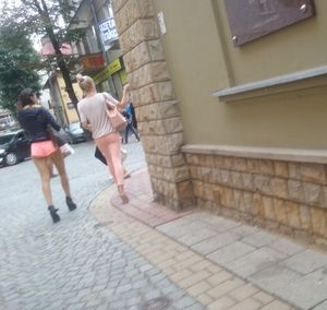 Street full of bimbos