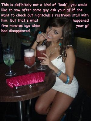 Hot girlfriend at the party