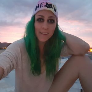 Just hanging out on my rooftop patio! by @kiittygoddess - Kiitty...