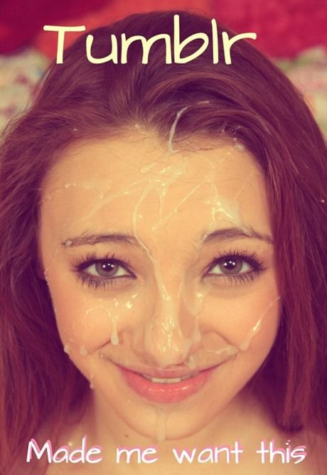 Cum covered teen