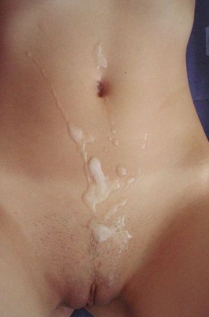 her navel is a cum free zone