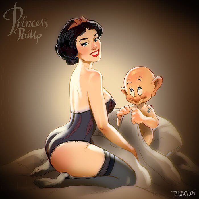 Snow White with the 8th dwarf, Horny
