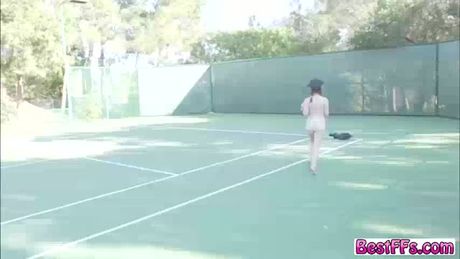 Hardcore Lesbian sex action with Brunette bitches after they all graduated and celebrated their achievement on their friends house.