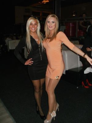 Party chicks posing for some pic