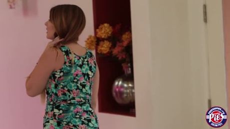 This sexy teen gets involved in a very hot sex cream filling action insdie a hot and cold shower room. She sucked and let the man fuck her.