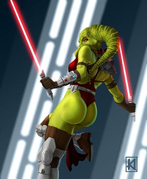 Star Wars Twi'lek Jedi Ass