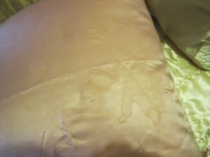 My Satin Pillow Humping Cum Stains