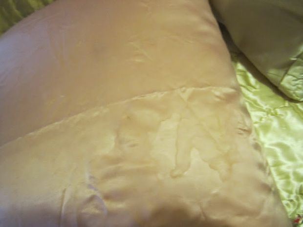 My Satin Pillow Humping Cum Stains