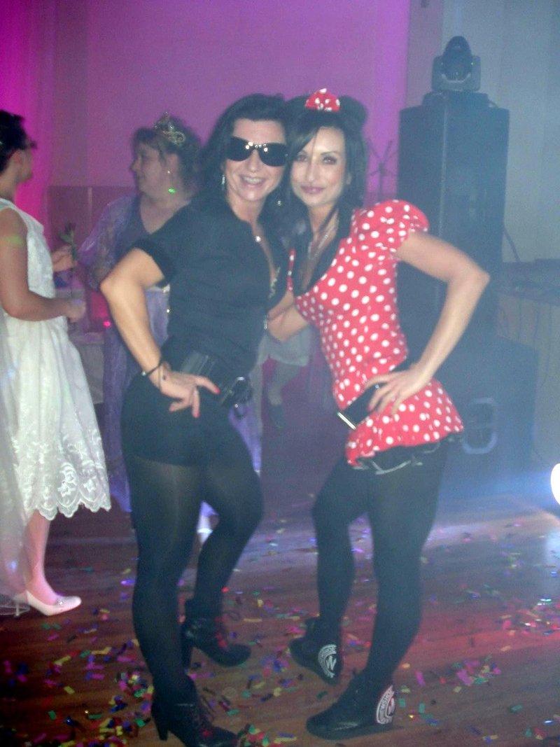 Bimbos at the party
