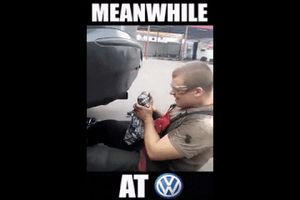 Taller de Volkswagen en estos momentos