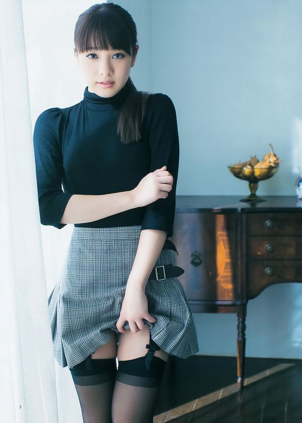 Pulling up skirt
