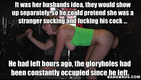 Naughty GF: Gloryhole (gifs)