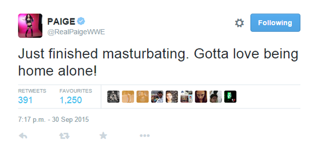 Re: WWE Diva fake tweets.