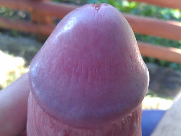 my cock outdoor